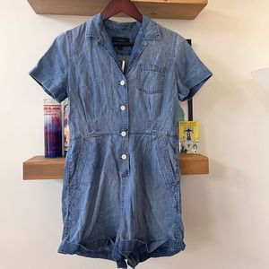 J. Crew Chambray Romper